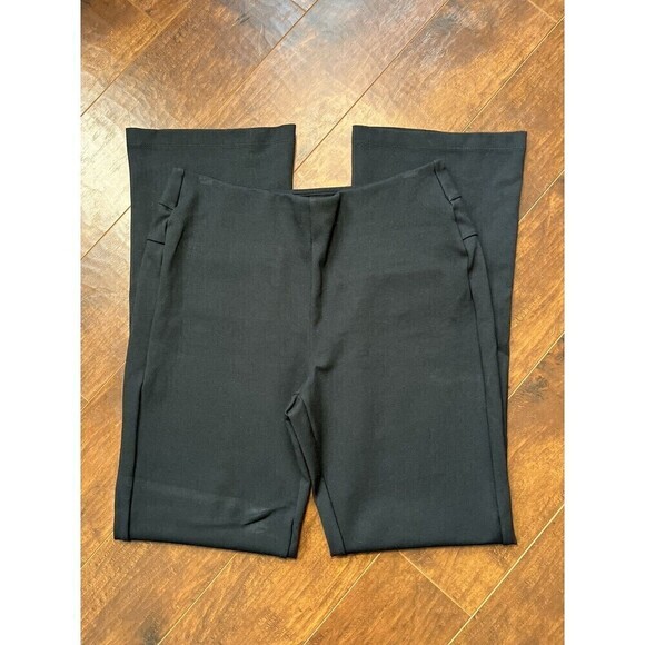 Soft Surroundings Black Straght leg Stretch Pants Sz M - Picture 1 of 6